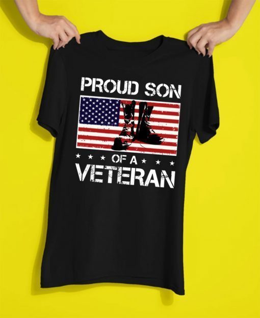 Proud Son of a Veteran Tee Shirt