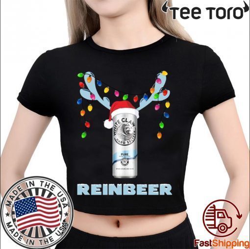 Reinbeer White Claw Pure Reindeer Light christmas Shirt