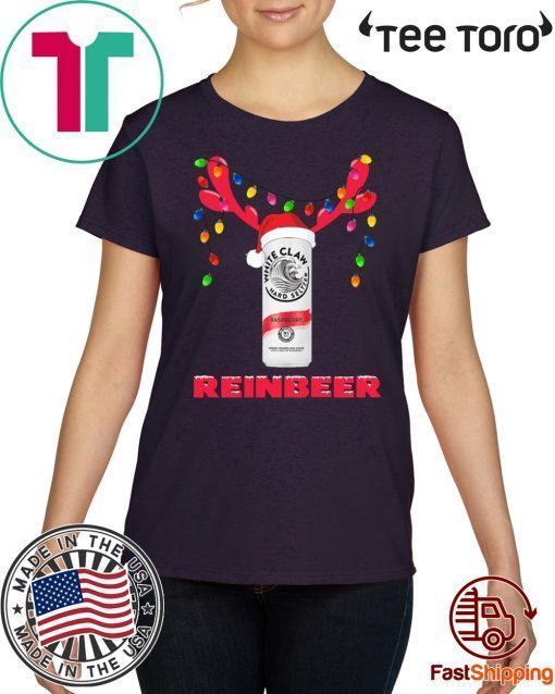 Reinbeer White Claw Raspberry Reindeer Light Shirt - Offcial Tee