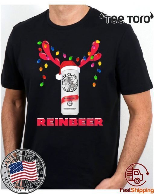 Reinbeer White Claw Raspberry Reindeer Light Shirt - Offcial Tee