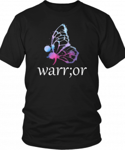 Semicolon Butterfly Warrior Suicide Prevention Awareness Nice Gift T-Shirt