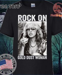 Stevie Nicks Rock on gold dust woman Classic T-Shirt