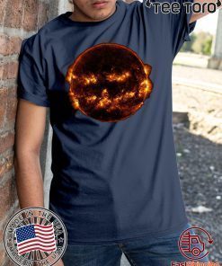 Sun smiles like a Halloween pumpkin in NASA Shirt -Offcial Tee