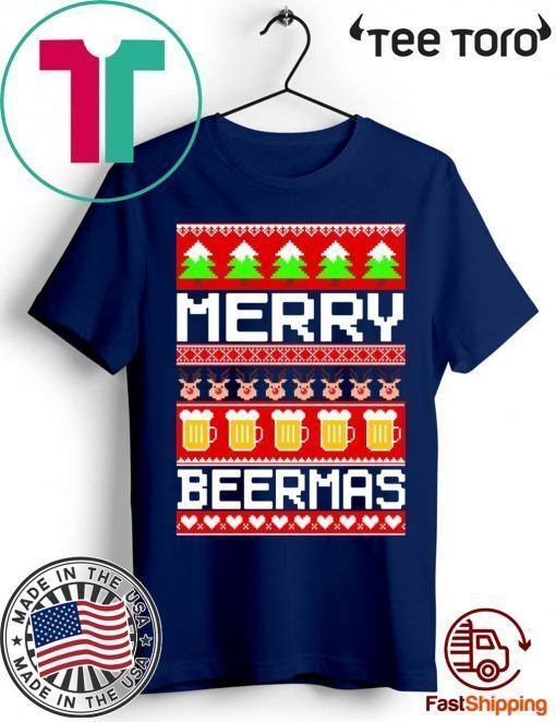 Merry Beermas Christmas Gift T-Shirt