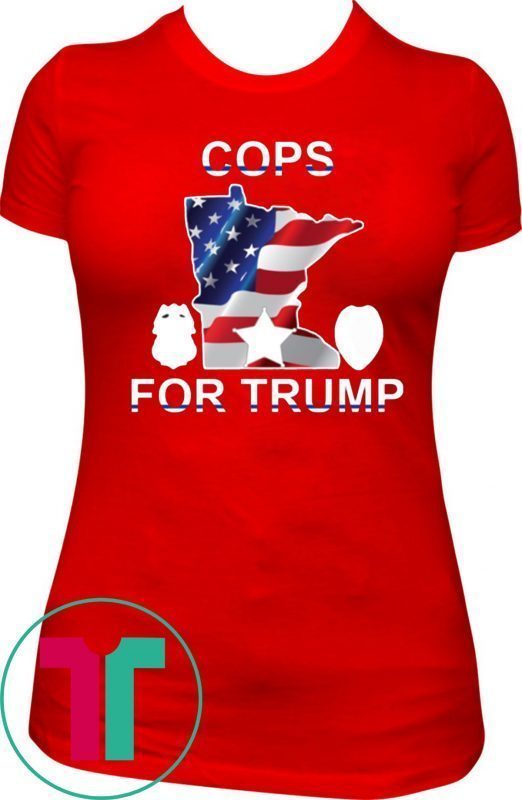 Cops For Trump Minnesota American Flag Shirt