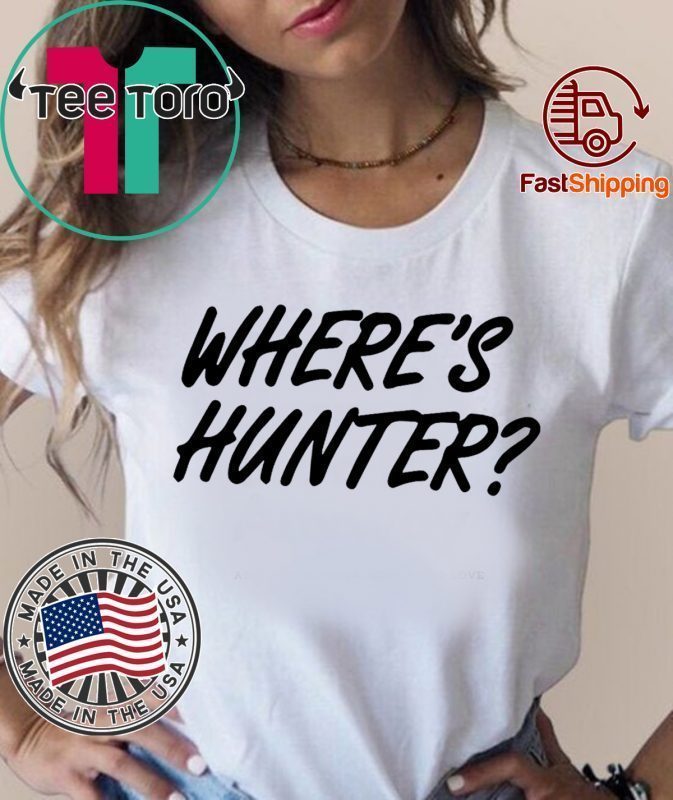 Original Where's Hunter Binden T-Shirt