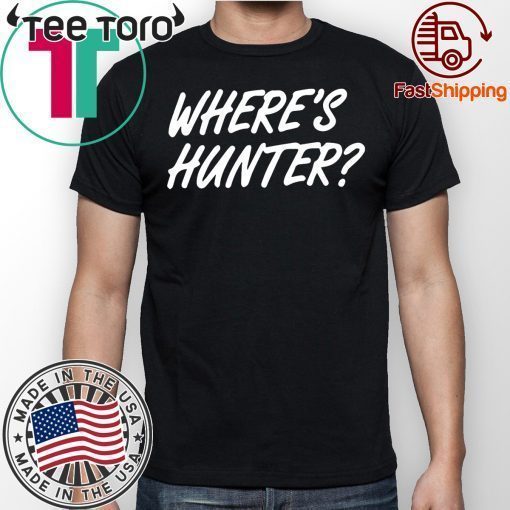 Donald Trump 2020 Is Selling 'Where's Hunter' Shirt