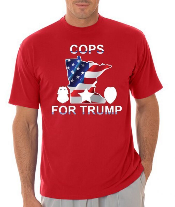 Cops for Trump Vote Donald Trump 2020 Shirt For Mens Womens