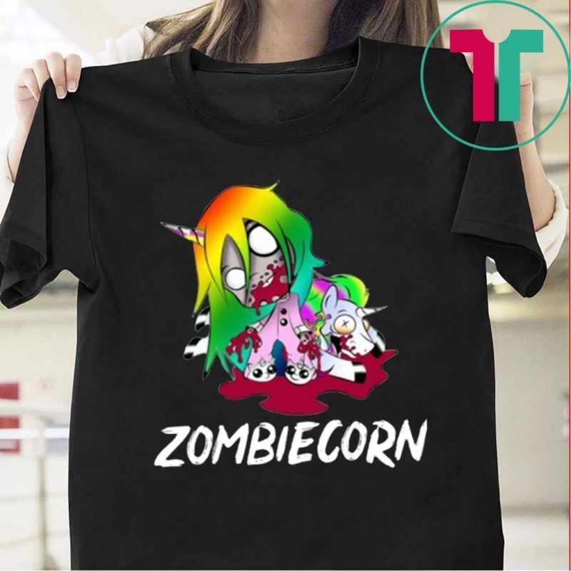 Zombiecorn Creepy Zombie Unicorn Halloween For 2019 T-Shirt