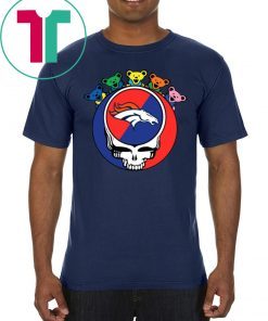 Grateful Dead Mixed With Denver Broncos T-shirt