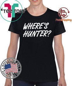 Where's Hunter Tee Shirts