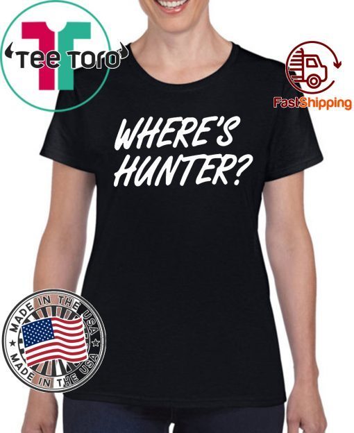 Where's Hunter Tee Shirts