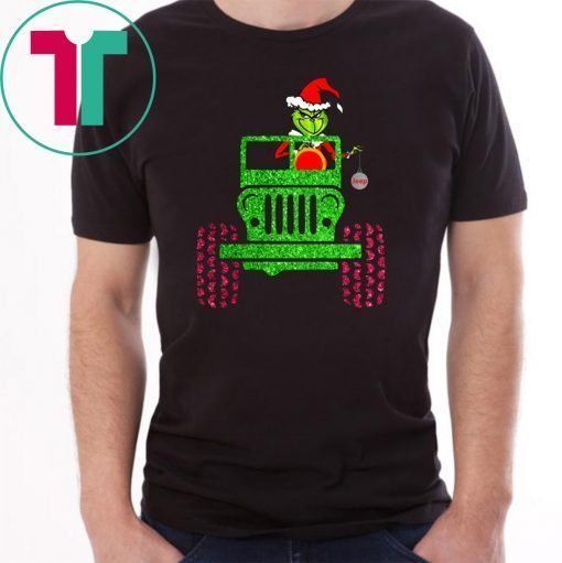 Grinch Jeep Chrismas Classic T-Shirt