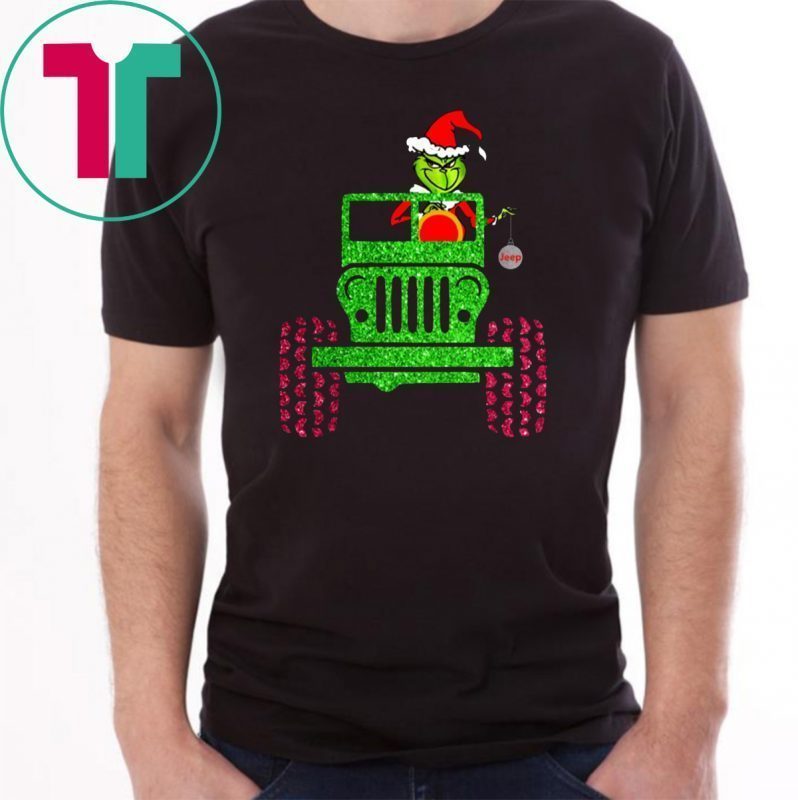 Grinch Jeep Chrismas Classic T-Shirt