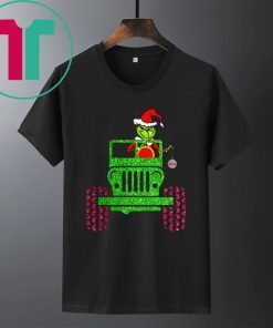 Grinch Jeep Chrismas Classic T-Shirt