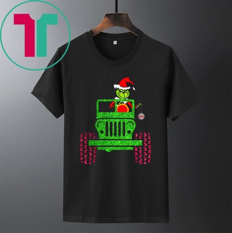 Grinch Jeep Chrismas Classic T-Shirt