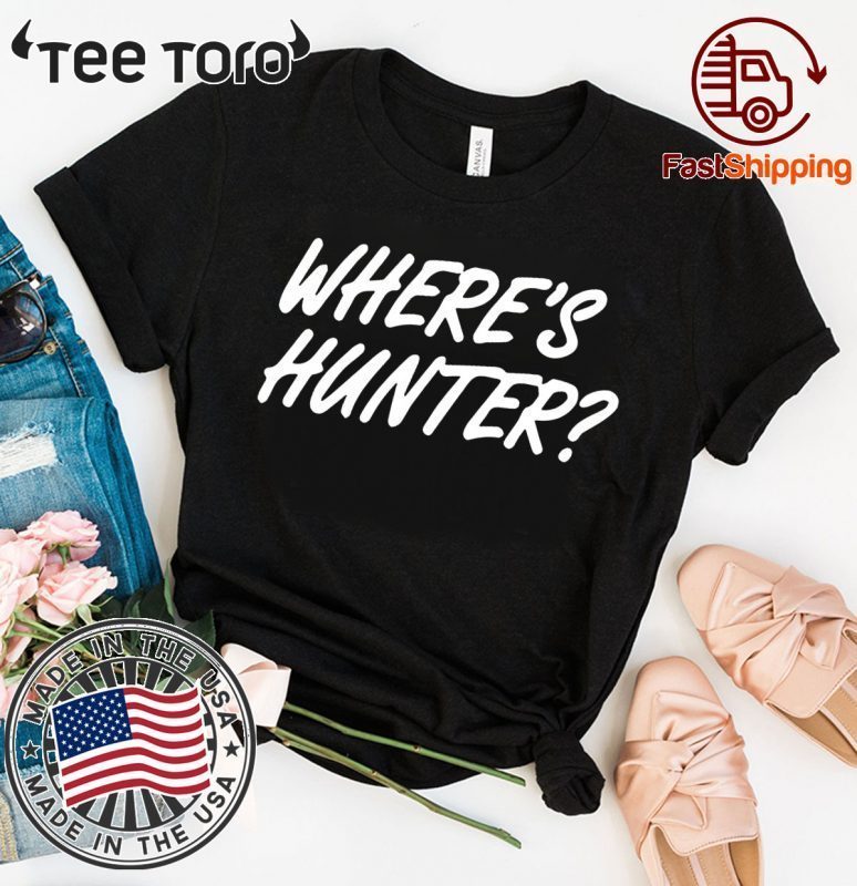 Where's Hunter T-Shirt For Mens Womens