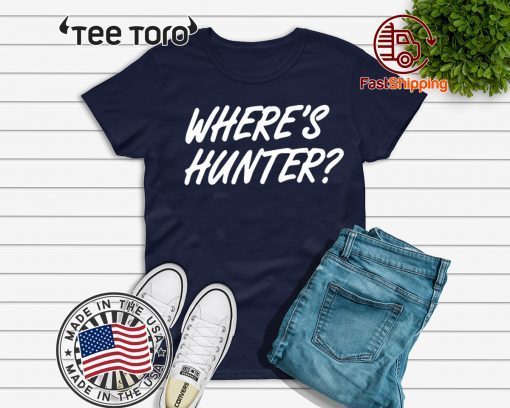 Oiginal Donald Trump Where's Hunter T-Shirt