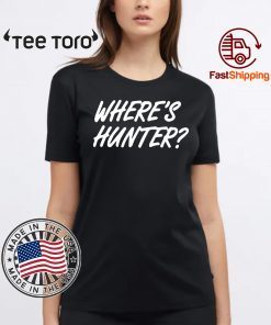 Donald Trump merchandise for sale Where's Hunter T-Shirt