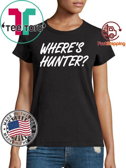 Where's Hunter Gift 2020 T-Shirt