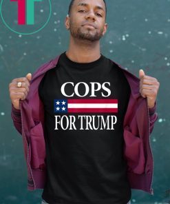 Cops For Trump Minneapolis Police Union USA Flag Gift T-Shirt