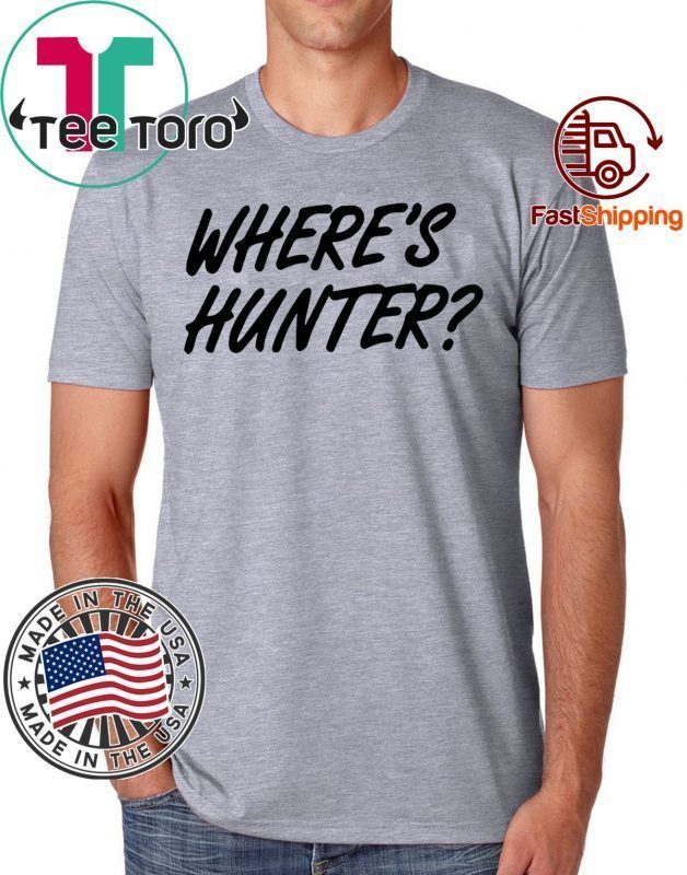 Original Where's Hunter Binden T-Shirt