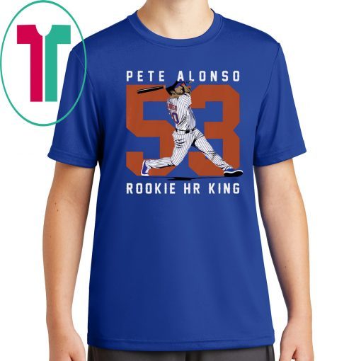 Pete Alonso Shirt, Rookie Home Run King T-Shirt