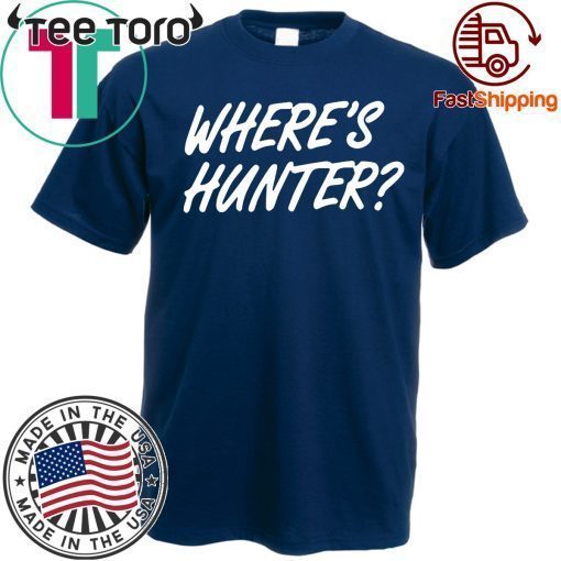 Where's Hunter Tee Shirts