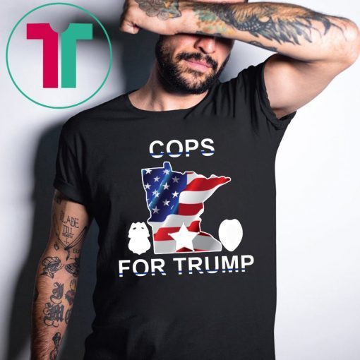 Cops For Trump 2020 T-Shirt For Mens Womens