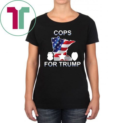 Cops for Trump Vote Donald Trump 2020 Shirt For Mens Womens