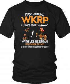 Wkrp Turkey Drop Shirt