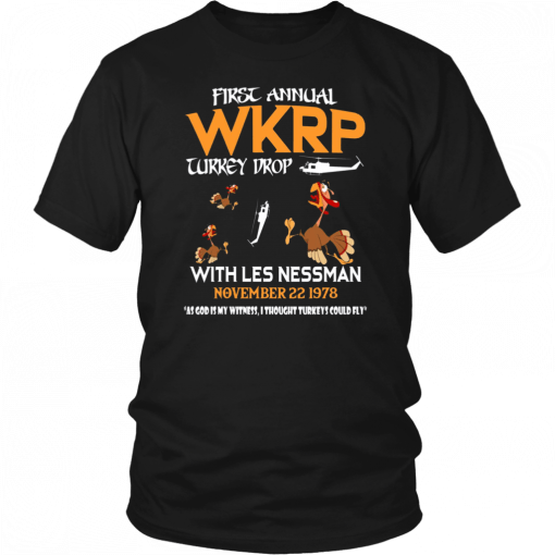 Wkrp Turkey Drop Shirt