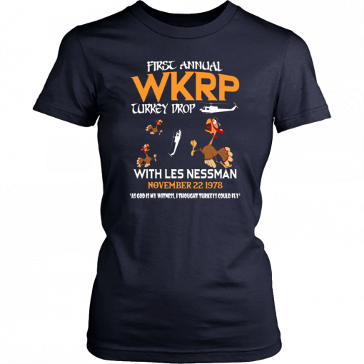 Wkrp Turkey Drop Shirt