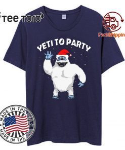 Yeti to Party Christmas Shirt - Classic Tee