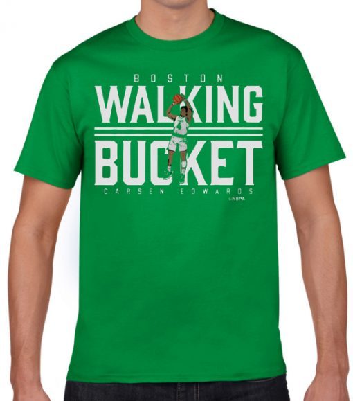 Carsen Edwards Shirt - Walking Bucket, NBPA Licensed Offcial Tee