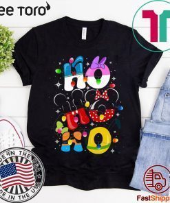 Ho Ho Ho Mickey Minnie Donald Daisy Goofy Pluto Christmas Shirt