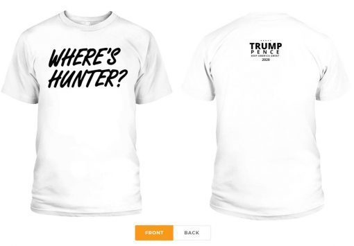 Where’s Hunter Binden Donald Trump 2020 T-Shirt