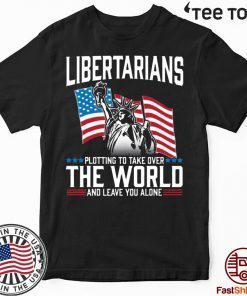 American Flag Lady Liberty Libertarian T-Shirt