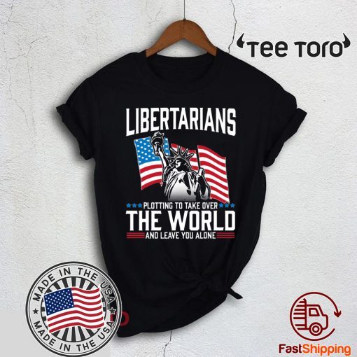 American Flag Lady Liberty Libertarian T-Shirt