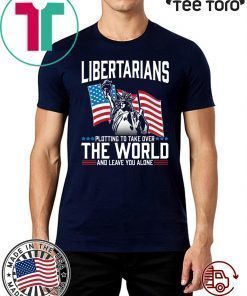 American Flag Lady Liberty Libertarian T-Shirt