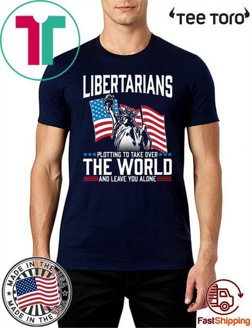 American Flag Lady Liberty Libertarian T-Shirt