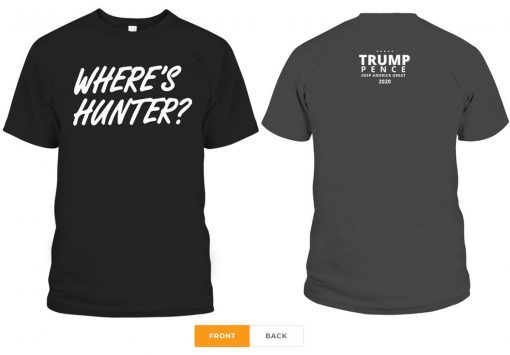 Where’s Hunter Donald Trump T-Shirt