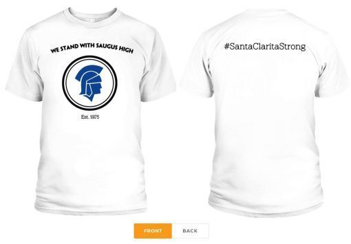 We Stand With Saugus High Tee Shirts