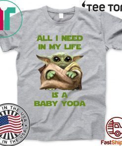 All I Need In My Life Is A Baby Yoda Shirt T-Shirt