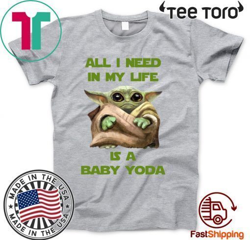 All I Need In My Life Is A Baby Yoda Shirt T-Shirt