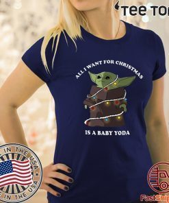 All I want for christmas is a baby yoda Offcial T-Shirt