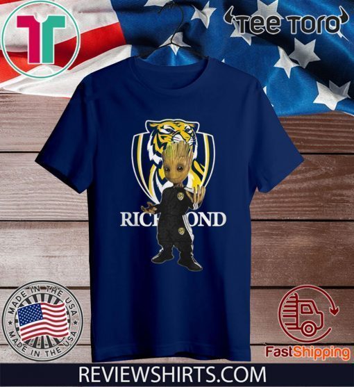 Baby Groot Richmond Football T-Shirt - Original Tee