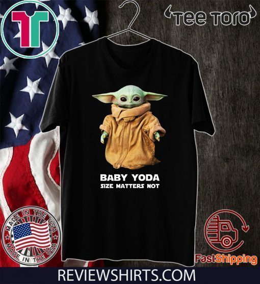 Baby Yoda Size matters not Mery christmas T-Shirt