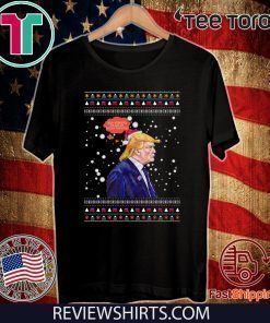 Bah Humbug Trump Ugly Christmas Tee Shirt