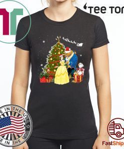 Beauty And The Beast Christmas Lovely Gift T-Shirt